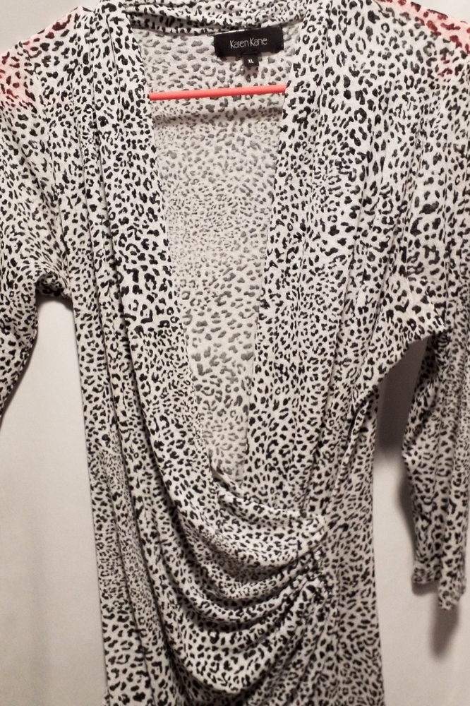 Zebra print top